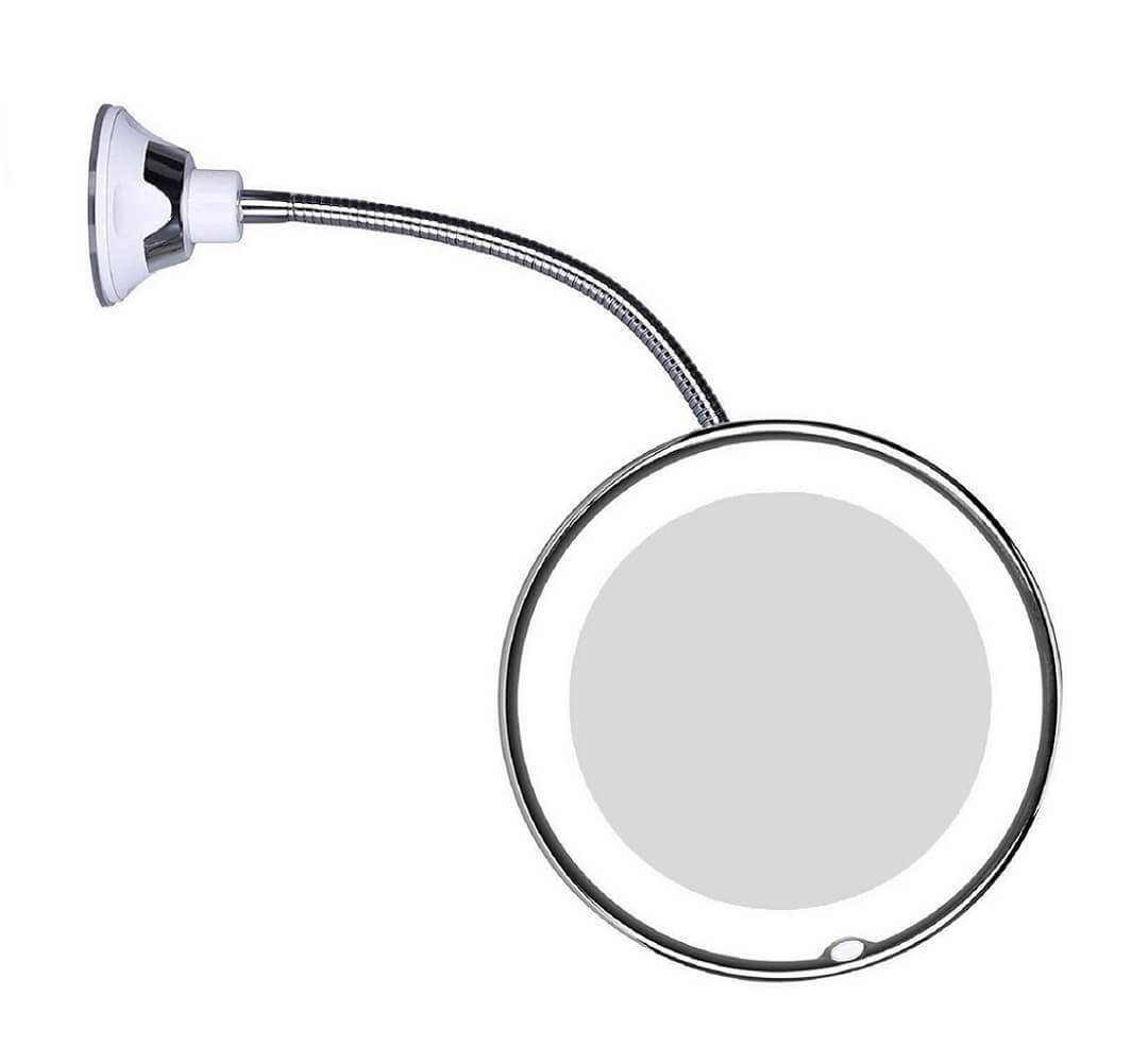Claravue LED vergrotende spiegel 10x met flexibele hals