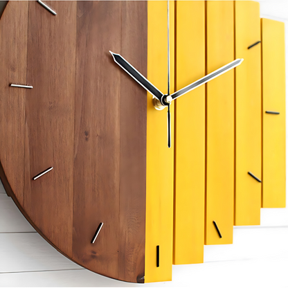 ClarityTime lydløs minimalistisk vægur til moderne interiør