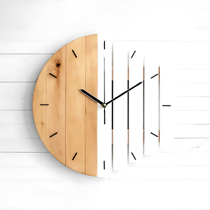 ClarityTime lydløs minimalistisk vægur til moderne interiør