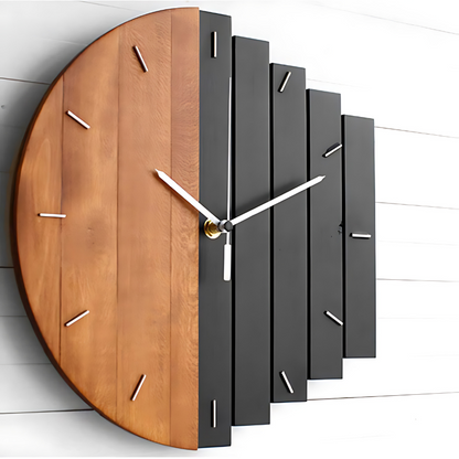 ClarityTime lydløs minimalistisk vægur til moderne interiør