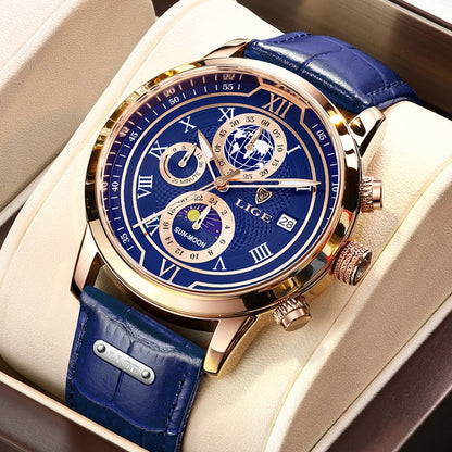 Classic Chronograph Men’s Watch Stylish Luxury Wristwatch