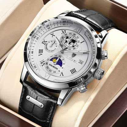 Classic Chronograph Men’s Watch Stylish Luxury Wristwatch