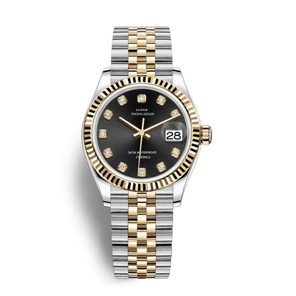 Klassiek Roestvrijstalen Polshorloge Nr. 296 Elegant Minimalistisch Horloge