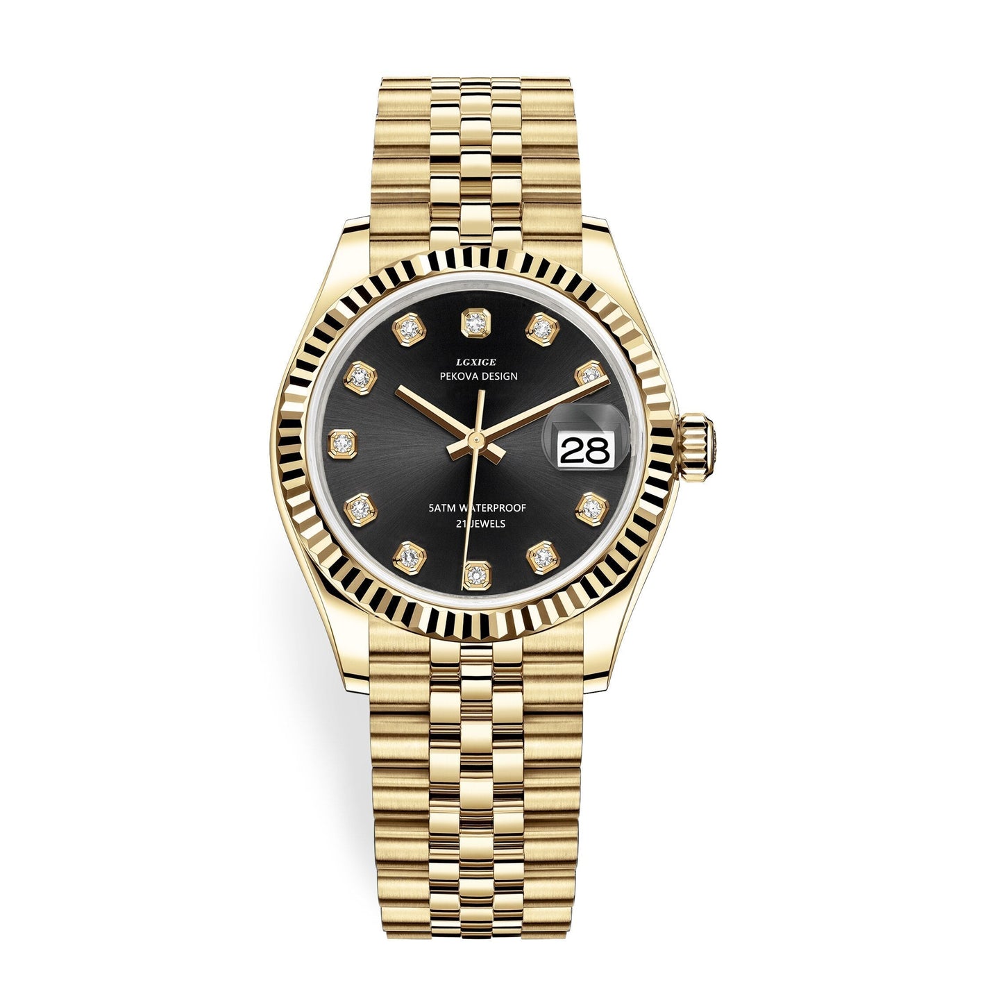 Klassiek Roestvrijstalen Polshorloge Nr. 296 Elegant Minimalistisch Horloge