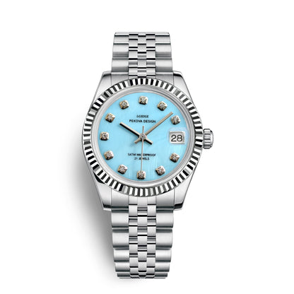 Klassiek Roestvrijstalen Polshorloge Nr. 296 Elegant Minimalistisch Horloge