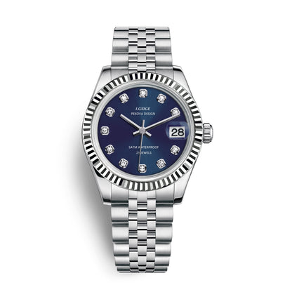 Klassiek Roestvrijstalen Polshorloge Nr. 296 Elegant Minimalistisch Horloge