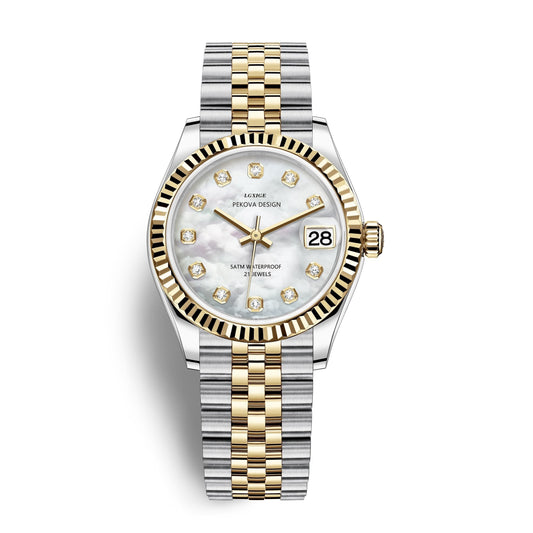 Classic Stainless Steel Wristwatch No 296 Elegant Minimalist Watch