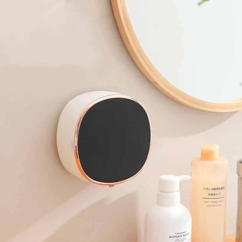 Cleon automatische zeepdispenser met contactloze sensor, LED-display en oplaadbare wandmontage