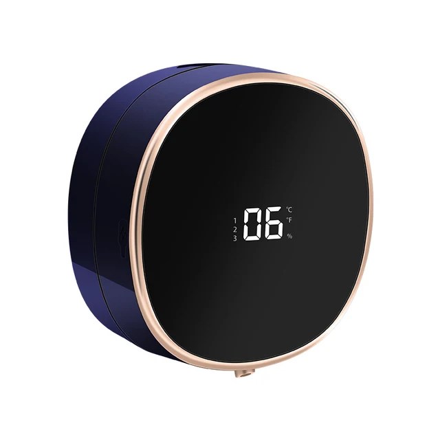 Cleon automatische zeepdispenser met contactloze sensor, LED-display en oplaadbare wandmontage