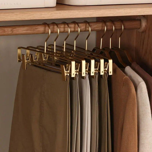 ClipEase matte antislip broekhangers set van 5