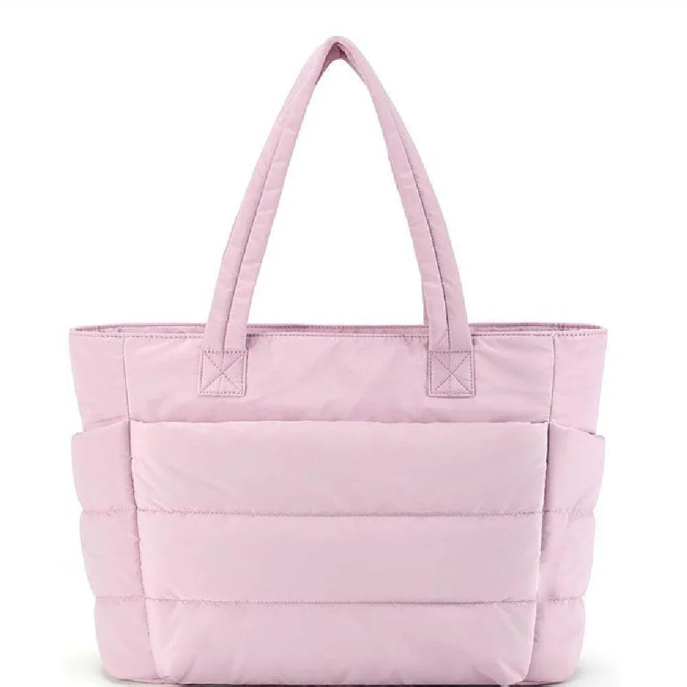Cloud Puffer Tote Taske Let Vatteret Skuldertaske