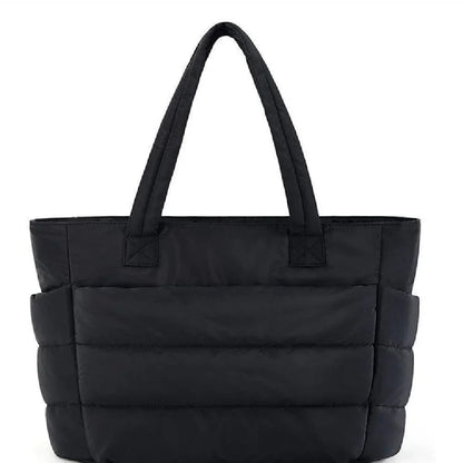 Cloud Puffer Tote Taske Let Vatteret Skuldertaske