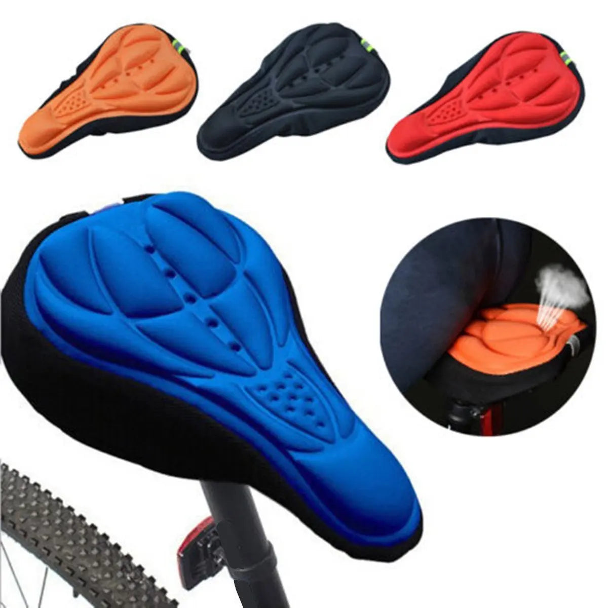 ComfortRide fietszadelhoes met gelvulling en ademend ontwerp