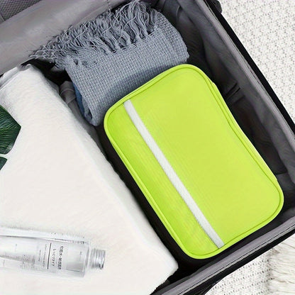 Compact Hanging Toiletry Organiser Travel Storage Bag with Multiple Compartments