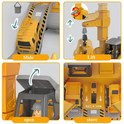Constructo bouw- en speelvoertuigenset educatief constructiespeelgoed