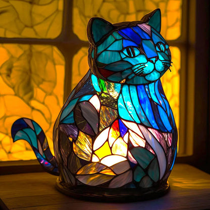 Lampa stołowa inspirowana sztuką współczesną, ręcznie wykonane oświetlenie ambientowe
