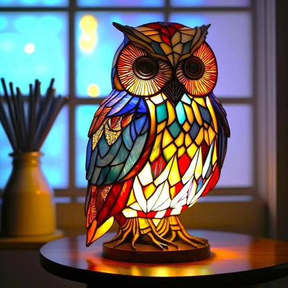 Lampa stołowa inspirowana sztuką współczesną, ręcznie wykonane oświetlenie ambientowe