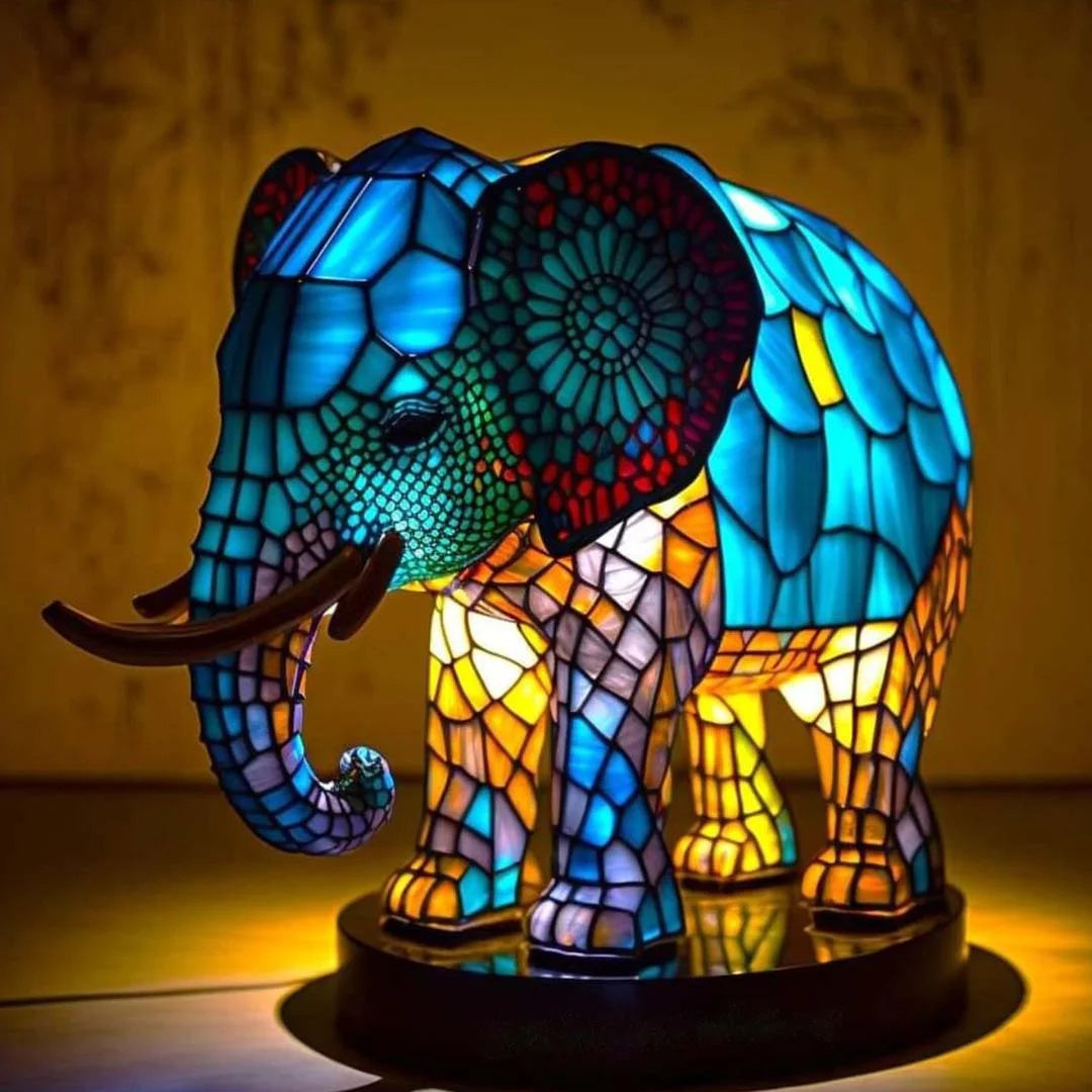 Lampa stołowa inspirowana sztuką współczesną, ręcznie wykonane oświetlenie ambientowe