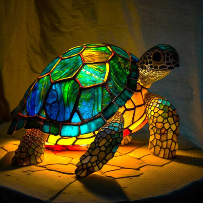 Lampa stołowa inspirowana sztuką współczesną, ręcznie wykonane oświetlenie ambientowe