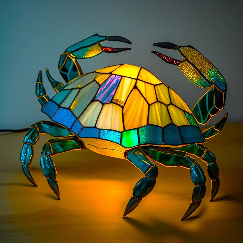 Lampa stołowa inspirowana sztuką współczesną, ręcznie wykonane oświetlenie ambientowe