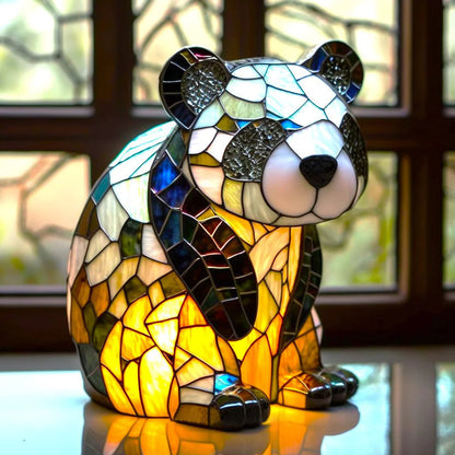 Lampa stołowa inspirowana sztuką współczesną, ręcznie wykonane oświetlenie ambientowe