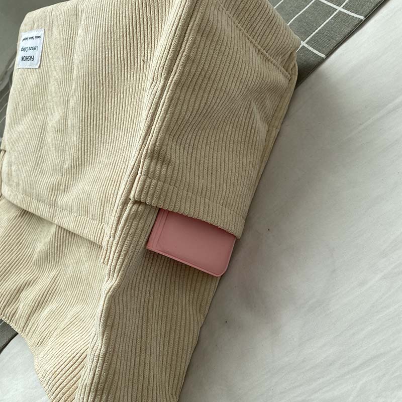 Cord Canvas Crossbody Bag Stylish Everyday Shoulder Bag