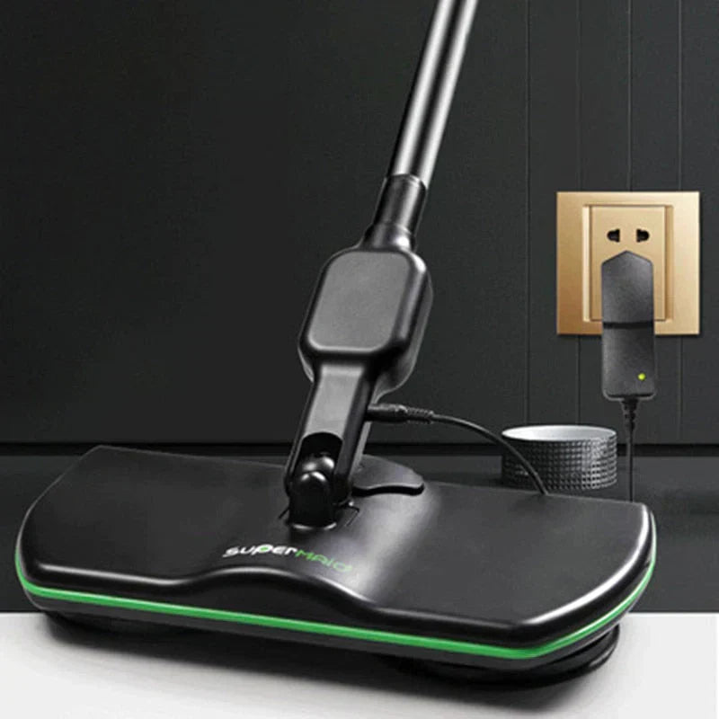 Cordless Electric Mop with Rechargeable Battery and Dual Spin Heads