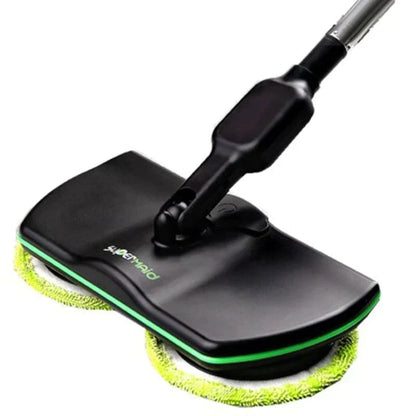 Cordless Electric Mop with Rechargeable Battery and Dual Spin Heads