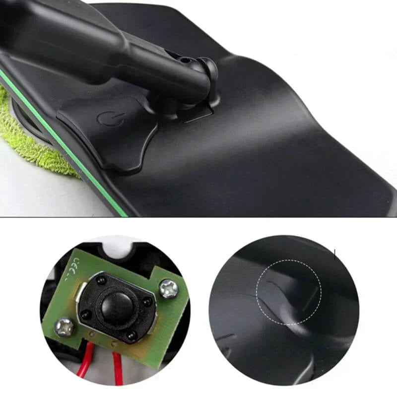 Cordless Electric Mop with Rechargeable Battery and Dual Spin Heads