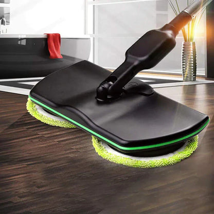 Cordless Electric Mop with Rechargeable Battery and Dual Spin Heads