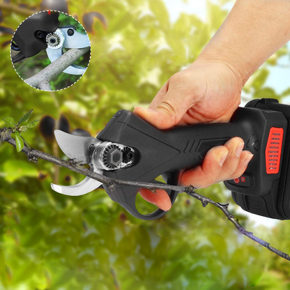 Kabellose elektrische Gartenschere – 21V Schneidgerät mit Stahlklingen