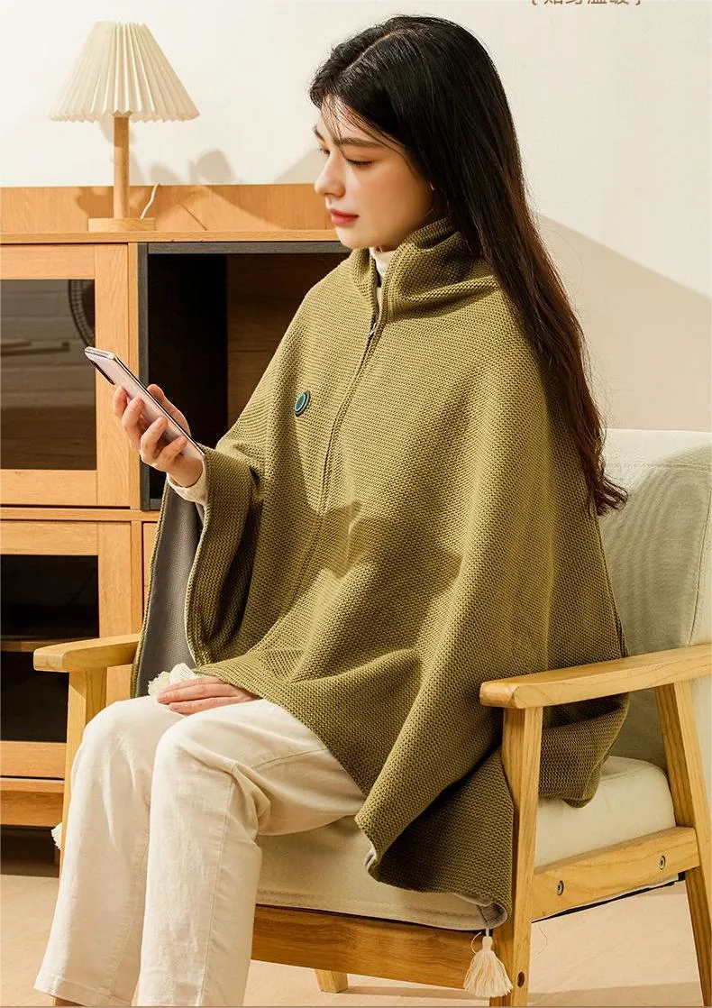 CozyHeat Portable Heated Blanket USB Rechargeable Soft Fleece Throw