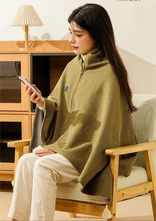 CozyHeat Portable Heated Blanket USB Rechargeable Soft Fleece Throw