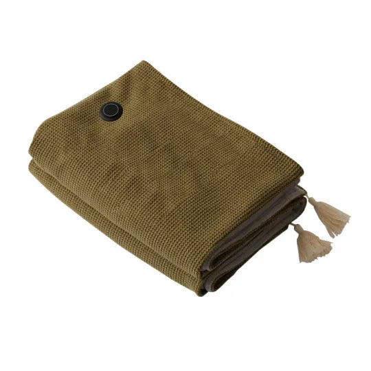 CozyHeat Portable Heated Blanket USB Rechargeable Soft Fleece Throw