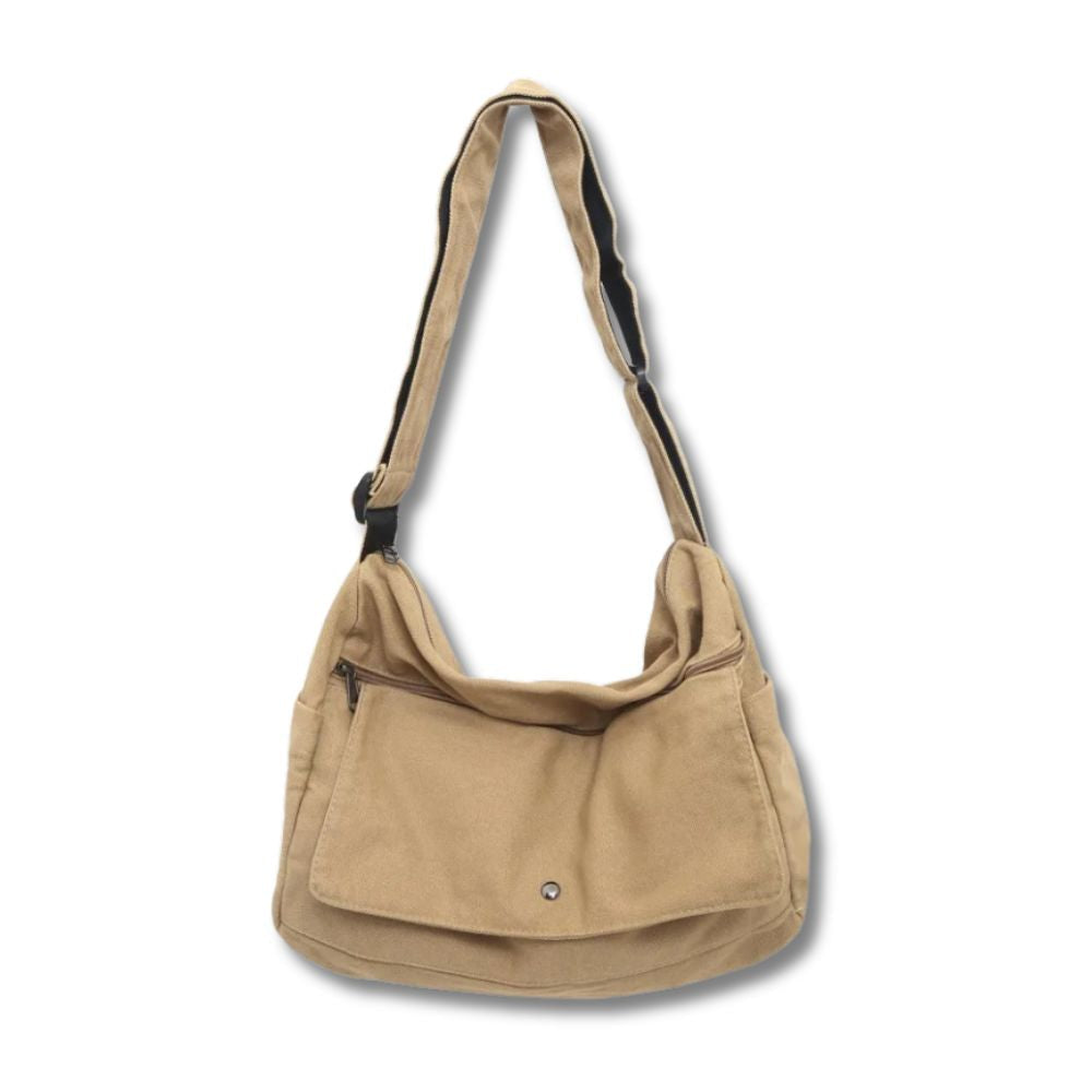 CrossStream Canvas Messenger Slingtas Stijlvolle Schoudertas voor Dagelijks Gebruik