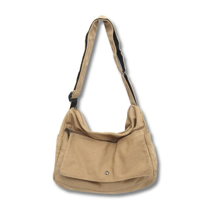 CrossStream Canvas Messenger Slingtas Stijlvolle Schoudertas voor Dagelijks Gebruik