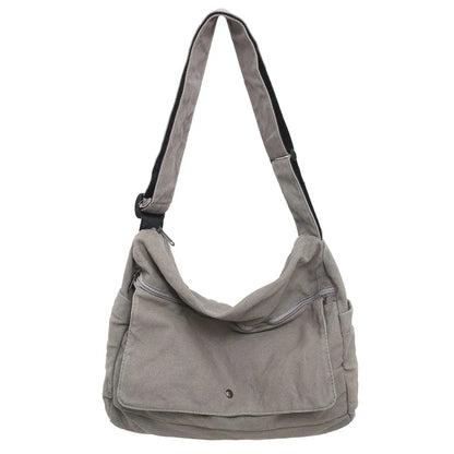 CrossStream Canvas Messenger Slingtas Stijlvolle Schoudertas voor Dagelijks Gebruik