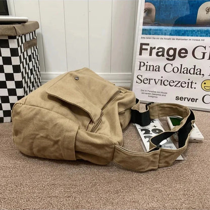 CrossStream Canvas Messenger Slingtas Stijlvolle Schoudertas voor Dagelijks Gebruik