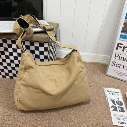 CrossStream Canvas Messenger Slingtas Stijlvolle Schoudertas voor Dagelijks Gebruik