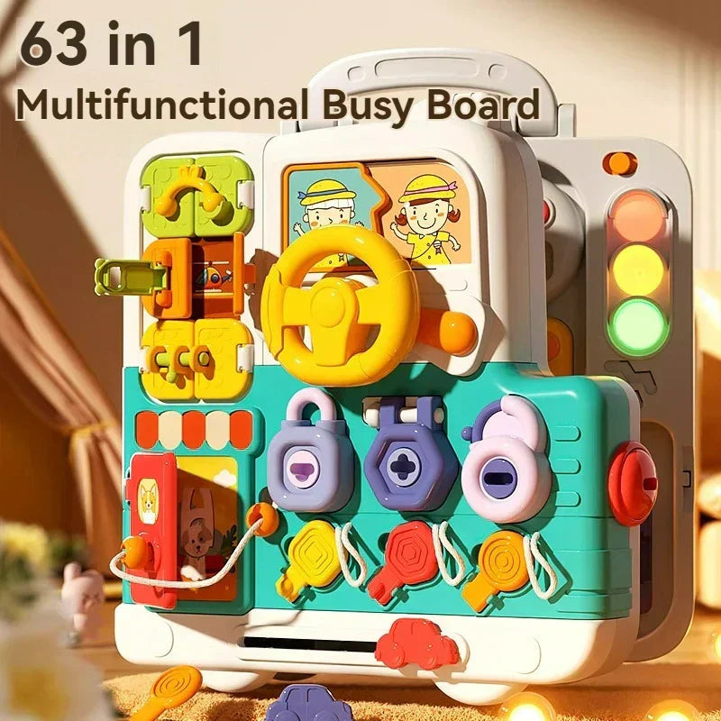 CurioBoard Interactief Busy Board voor Kinderen om te Leren en Spelen