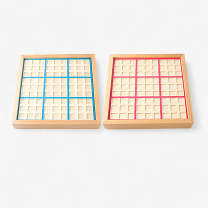 Daan Wooden Sudoku Board Game with Storage Drawer