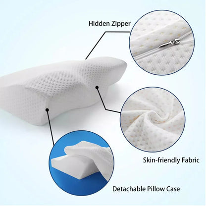 Deep Sleep Orthopedic Memory Foam Pillow for Neck Support and Comfort