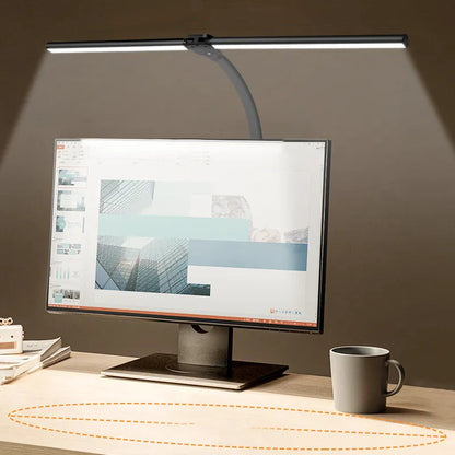 Lampka biurkowa DeskLight z podwójną głowicą LED i regulacją jasności