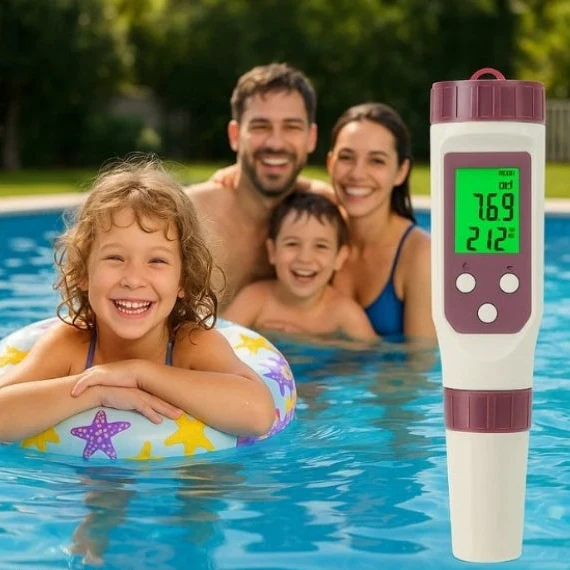 Digital 7 in 1 Smart Water Quality Tester with App Connectivity