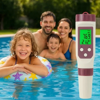 Digital 7 in 1 Smart Water Quality Tester with App Connectivity