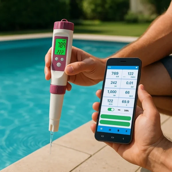 Digital 7 in 1 Smart Water Quality Tester with App Connectivity