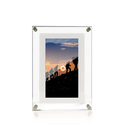 Digital Acrylic Photo Frame with Video Playback and USB-C