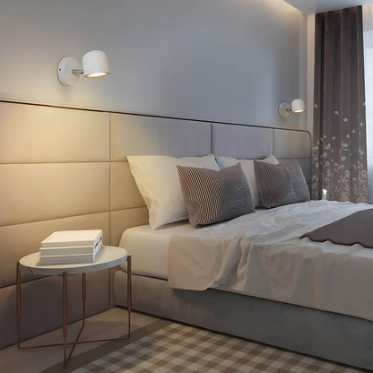 Dimbare ledwandlamp met 340° draaibare kop