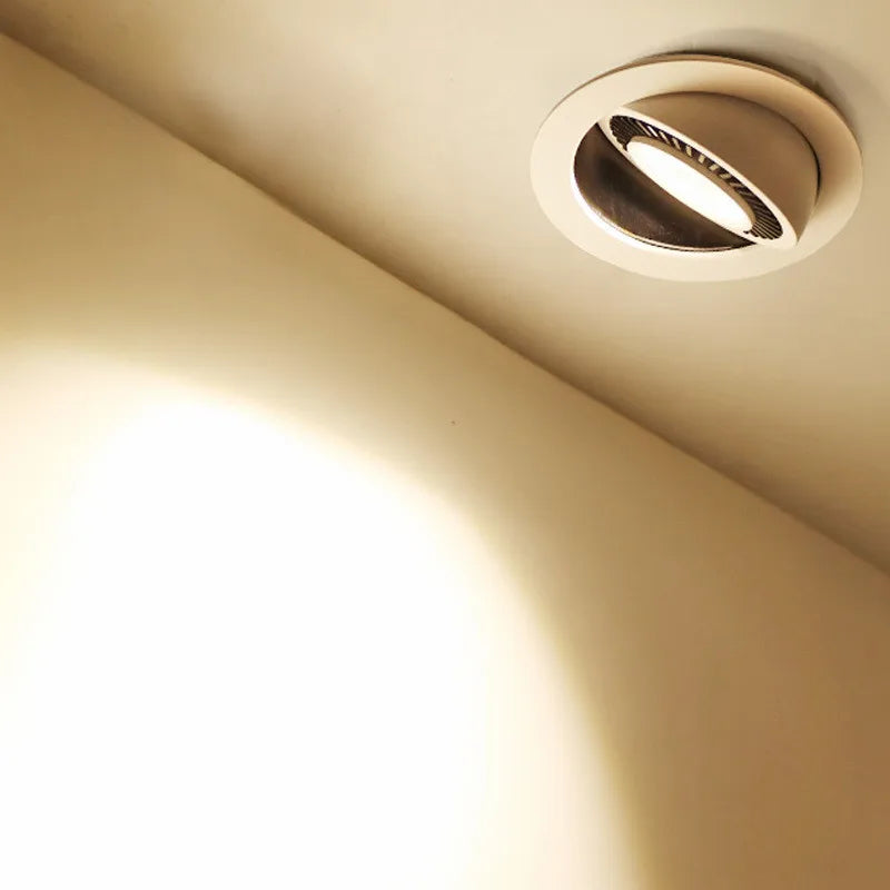 Dæmpbar indbygget LED-spot med 360° justerbar belysning