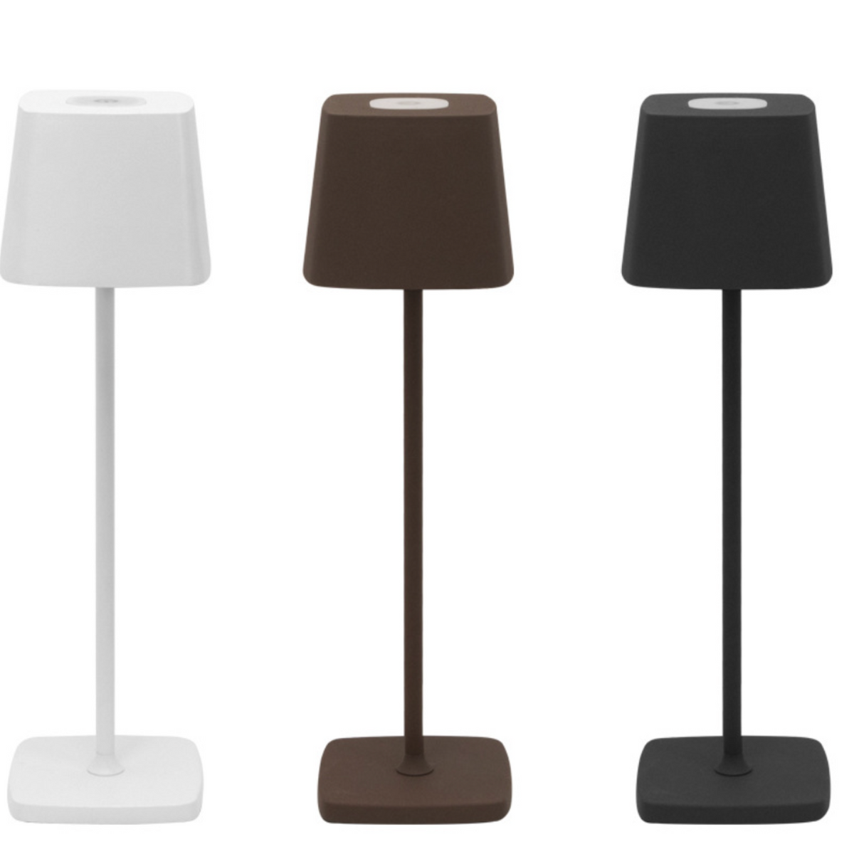 Dimbare draadloze tafellamp met aanraakbediening, aluminium- en acrylontwerp